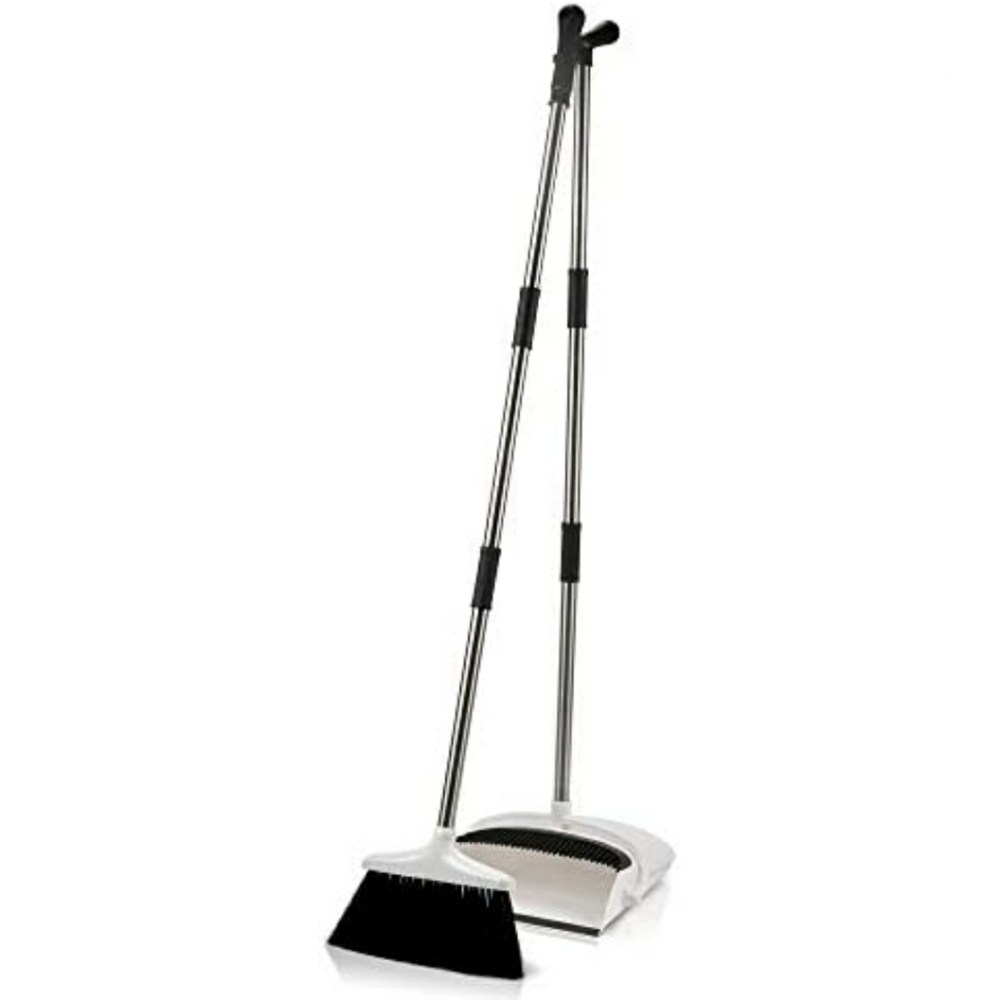 Stand Up Broom and Dustpan Set Lobby Restaurant Salon Home